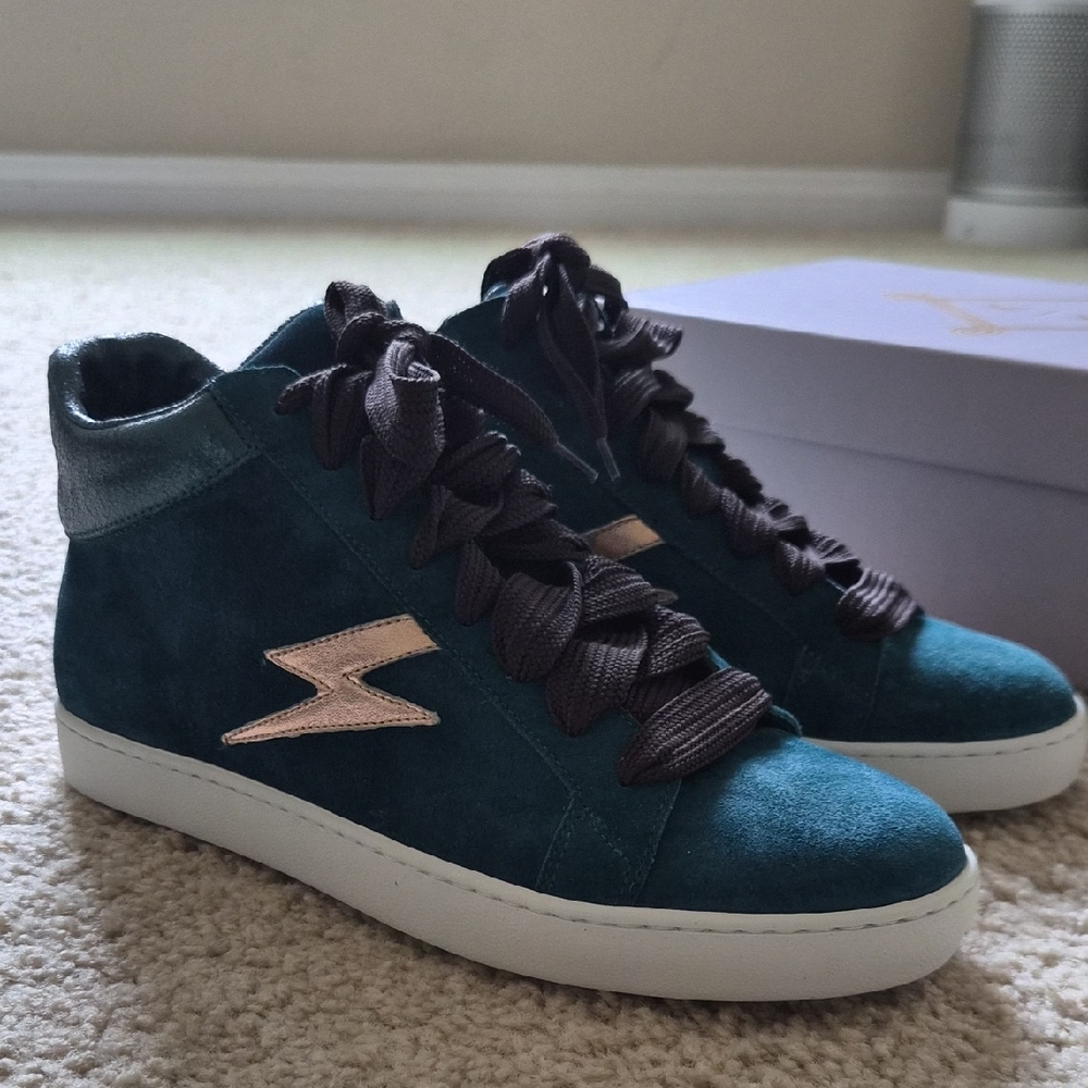 KK Dodds High-Top Sneakers with Lightning Bolt Accent